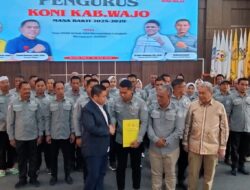 Wabup Wajo: Pelantikan KONI, Momentum Strategis Menyongsong Tuan Rumah Porprov Sulsel