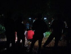Personil Polsek Pitumpanua Mendatangi TKP Orang Diterkam Buaya