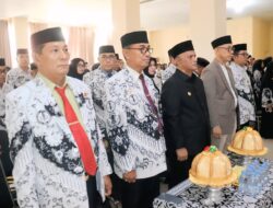 Wakil Bupati Lantik Pengurus PGRI Kabupaten Wajo Masa Bakti 2025–2030