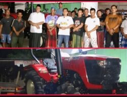 Kolaborasi Bupati Wajo dan H. Mustafa Serahkan Traktor Gratis untuk Petani