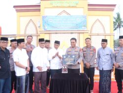 Kapolres Wajo Resmikan Masjid Al-Hasbi Dalam Mempererat Silaturahmi dan Kebersamaan Ramadhan