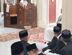 Camat Pitumpanua Beri Sambutan Perdana di Acara Penutupan Lomba Festival Ramadhan Usai Dilantik Tiga Hari Lalu