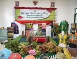 Dari Wajo ke Panggung Nasional: Sentuhan Emas Tangan Kreatif Persit Angkat Tenun Sutera Sengkang