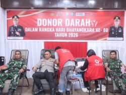 Kapolres Wajo Pimpin Kegiatan Donor Darah dan Pemeriksaan Kesehatan Gratis Peringati Hari Bhayangkara ke-80