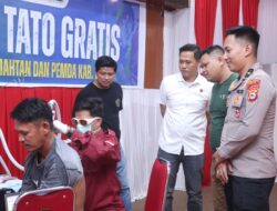 Kasat Reskrim Pimpin Kegiatan Hapus Tato di Mapolres Wajo