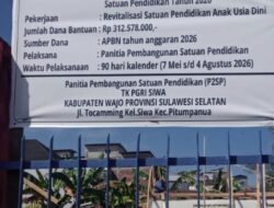 Dugaan Pembangunan Gedung PAUD di Kelurahan Siwa Tidak Sesuai Spesifikasi, Kualitas Material Diduga Langgar Ketentuan