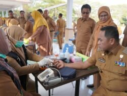 Di Balik Kesibukan Melayani Negeri, ASN Wajo Jalani Cek Kesehatan Gratis