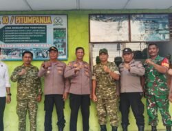 HUT TNI ke-81, Kapolsek Pitumpanua dan Kapolsek Keera Pererat Sinergitas Bersama Koramil 1406-10/ Pitumpanua Keera